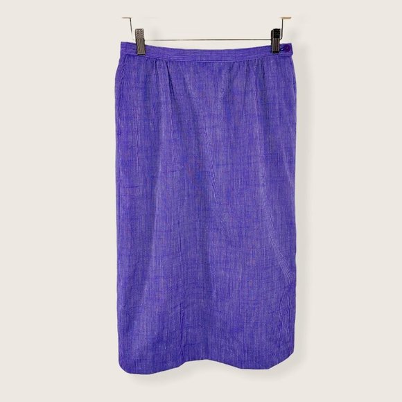 Vintage 90s Pendleton Country Sophisticated Micro Stripe Skirt Medium - Picture 1 of 15